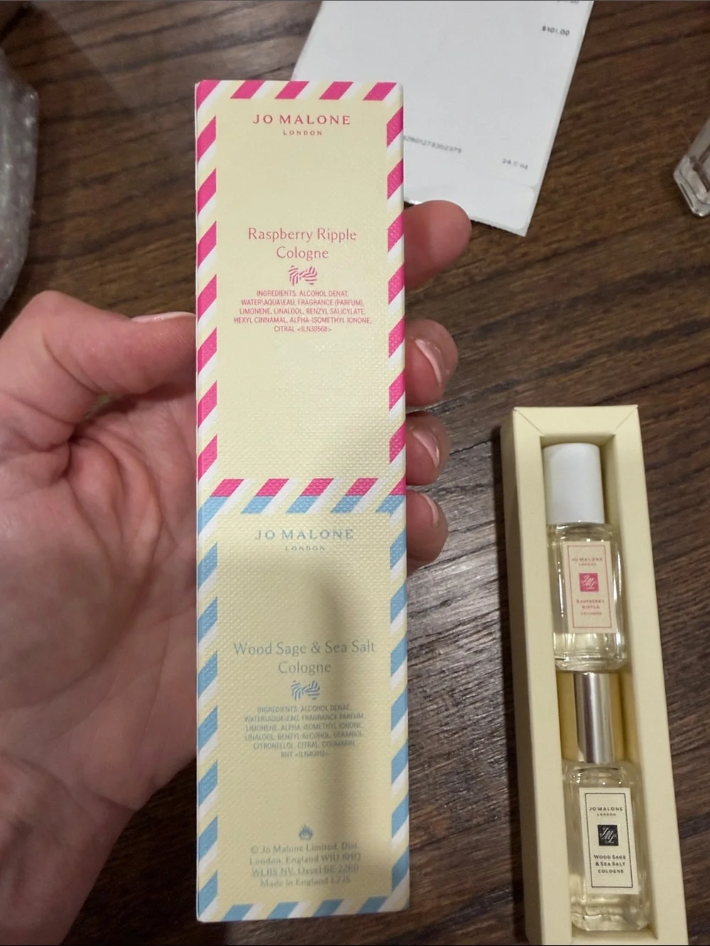 Jo Malone Mini Cologne Duo — Raspberry Ripple & Wood Sage & Seasalt